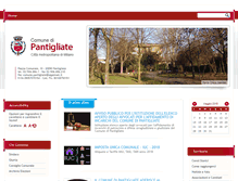 Tablet Screenshot of comune.pantigliate.mi.it